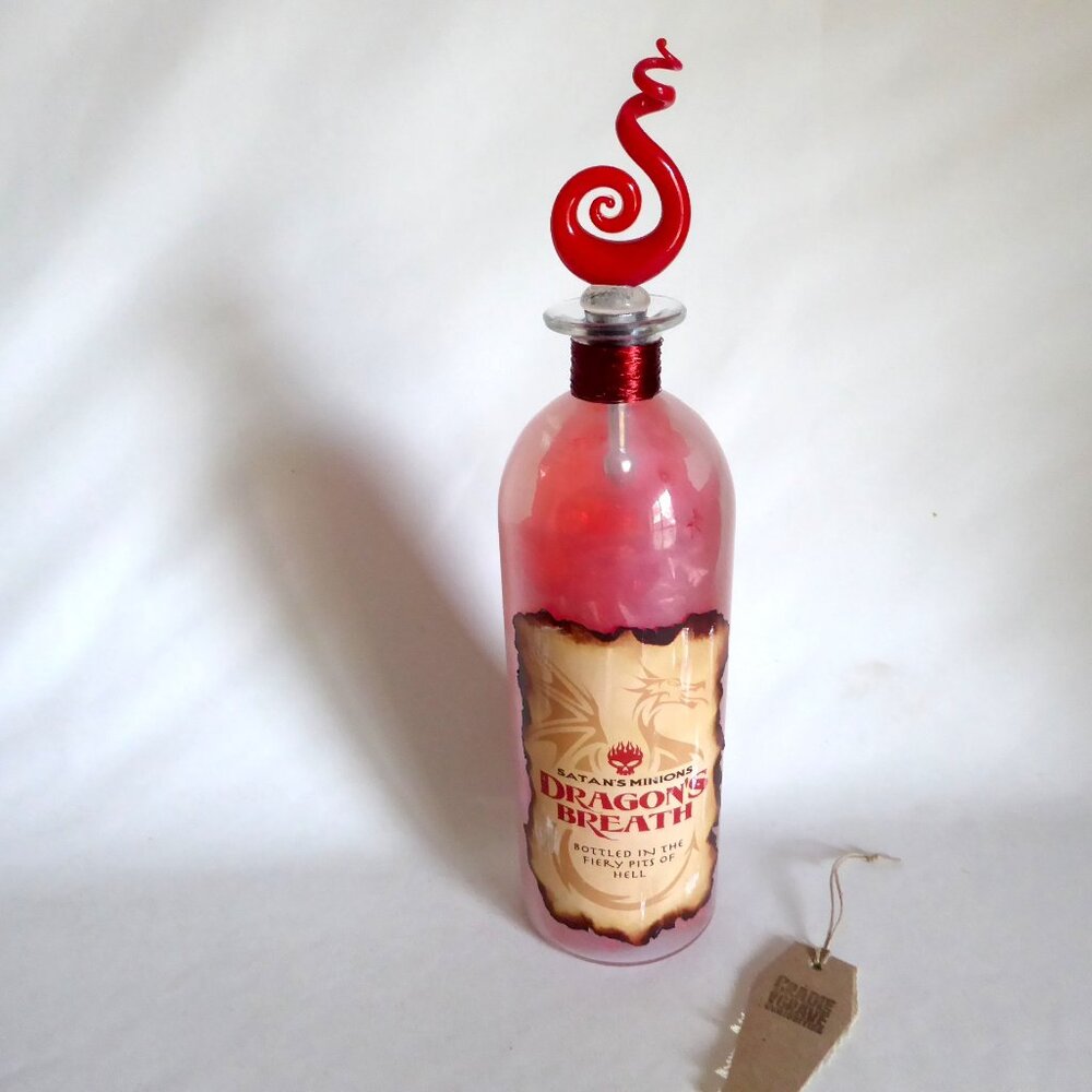 NEW APOTHECARY BOTTLE DRAGON’S BREATH HALLOWEEN GOTHIC ODDITY PROP HARRY POTTER